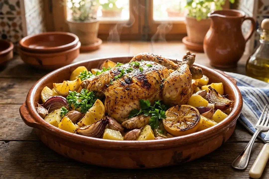 Pollo al horno